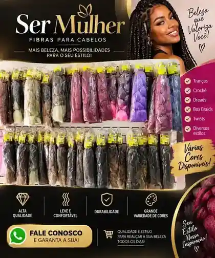 Cabelos orgânicos Ser Mulher